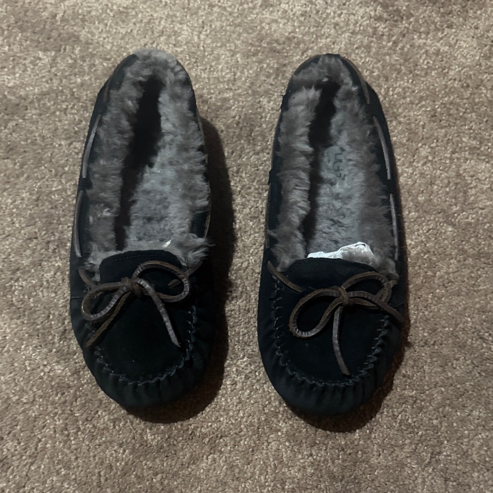 Fuzzy Moccasin Slippers